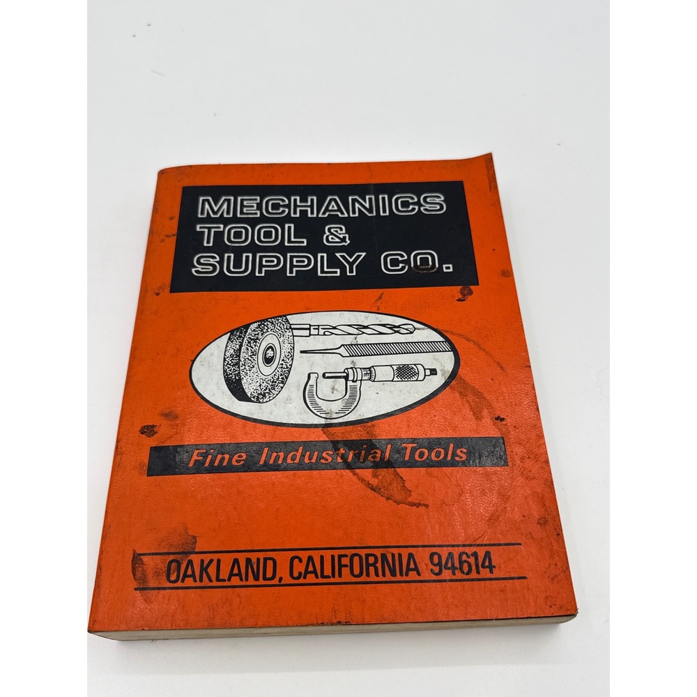 Vintage 1973 Mechanics Tool & Supply Co Catalog 23 Oakland CA Industrial Tools